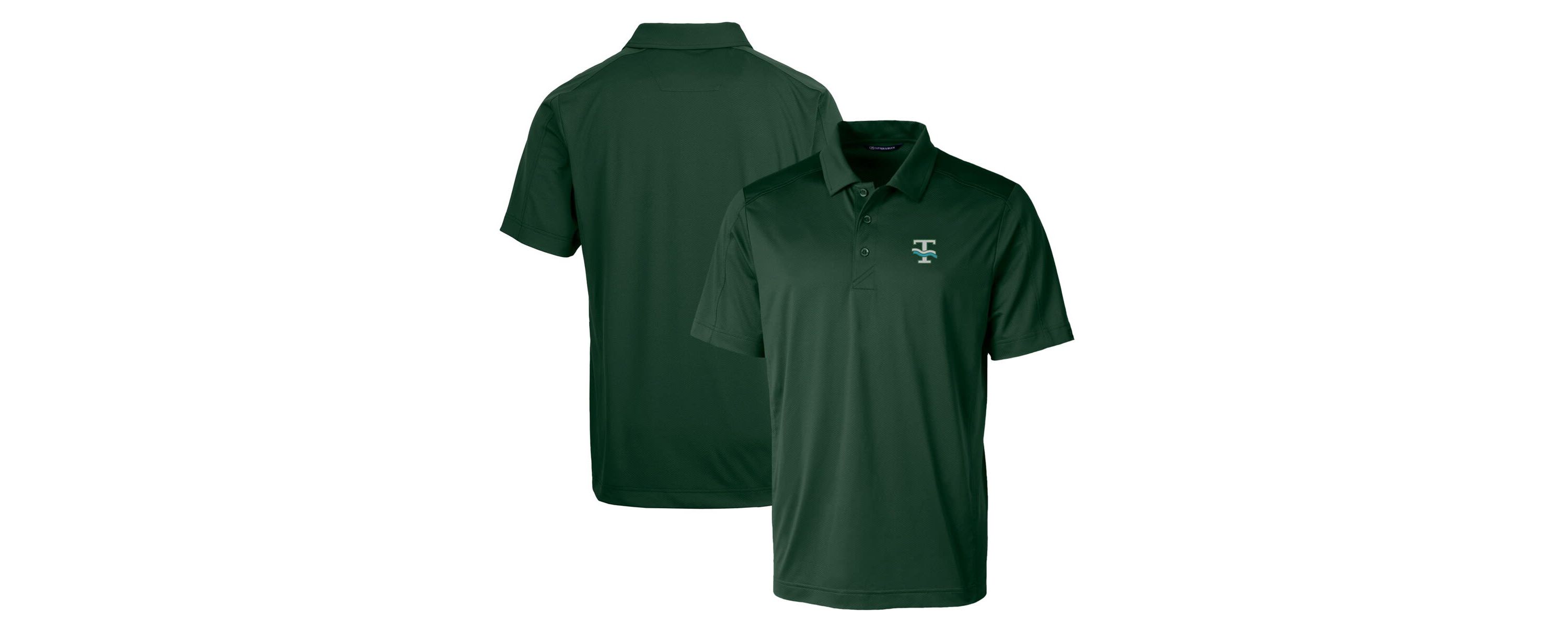 Tulane Green Wave NCAA Tulane Wave Primary Team Logo Prospect Textured Stretch Polo