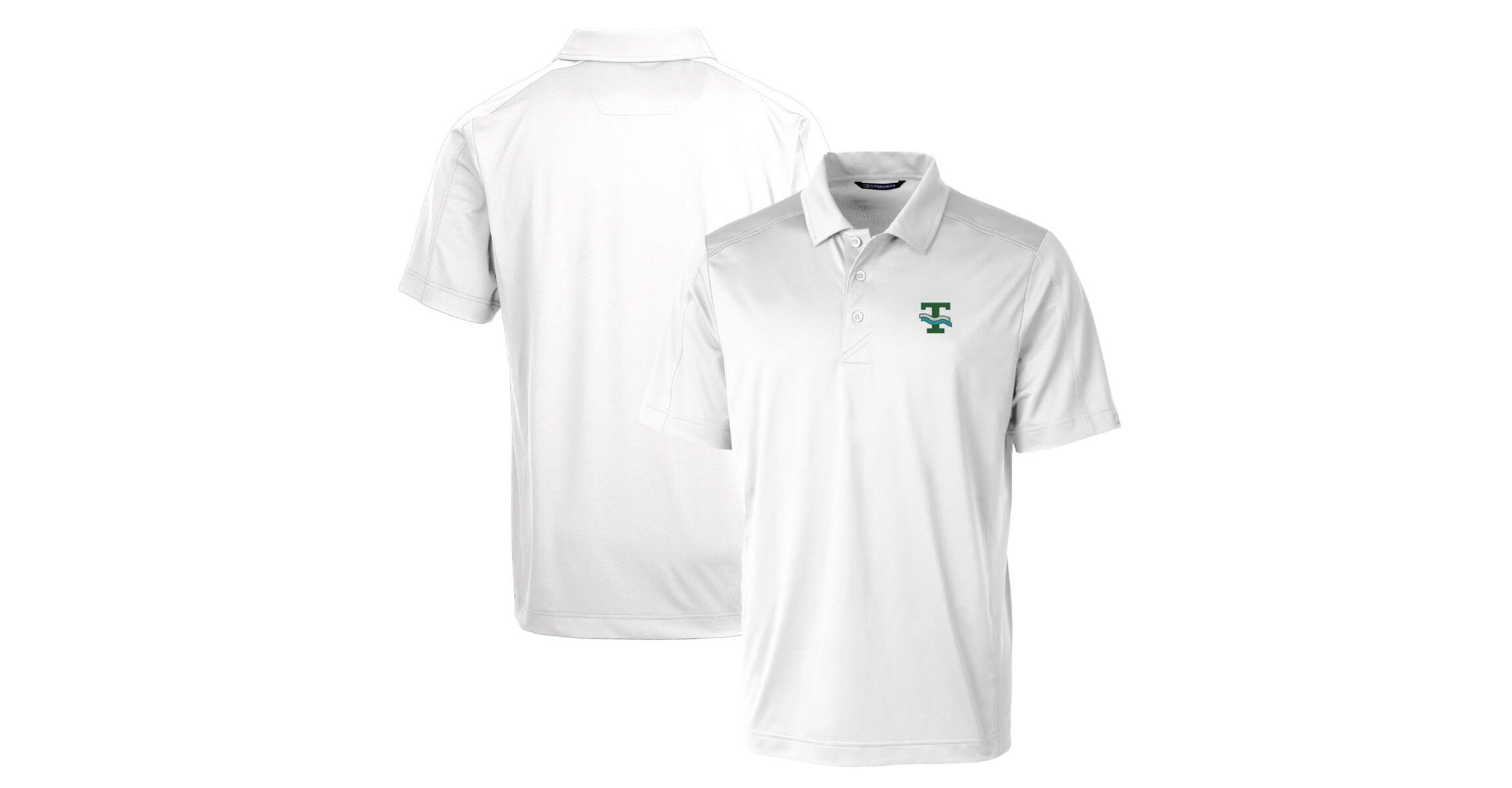 Tulane Green Wave NCAA Tulane Wave Primary Team Logo Prospect Textured Stretch Polo