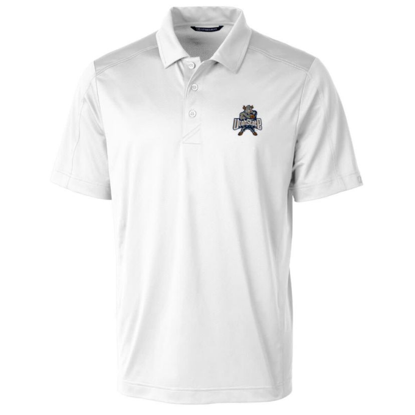 NCAA Utah State Aggies Primary Team Logo Prospect Textured Stretch Polo
