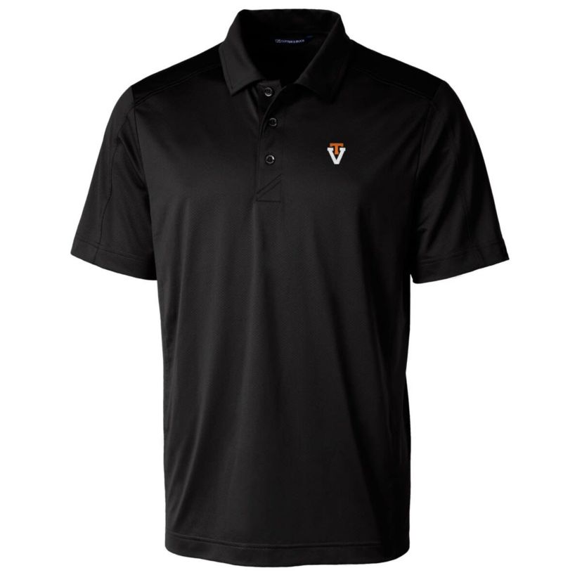 NCAA Virginia Tech Hokies Primary Team Logo Prospect Textured Stretch Polo