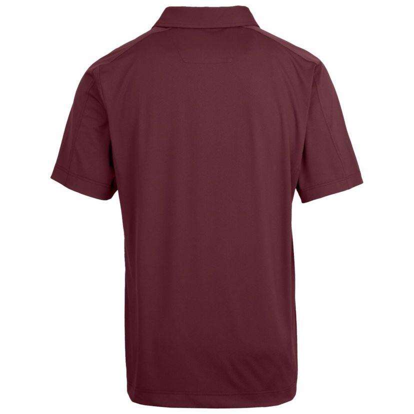 NCAA Virginia Tech Hokies Primary Team Logo Prospect Textured Stretch Polo