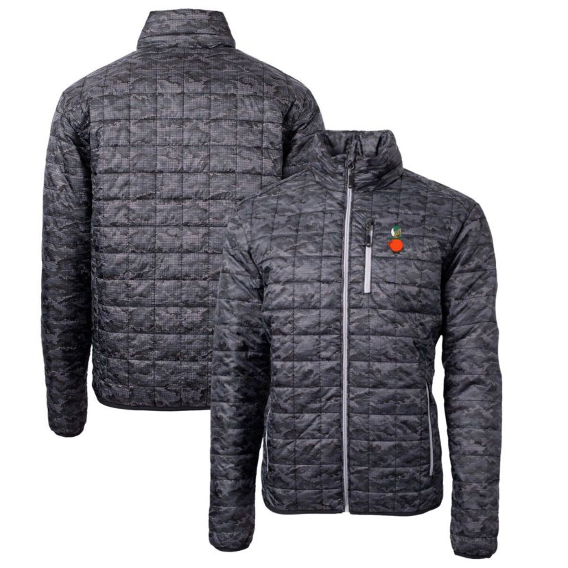 NCAA UCF Knights Primary Team Logo Rainier PrimaLoft Eco Insulated Printed Full-Zip Puffer Jacket
