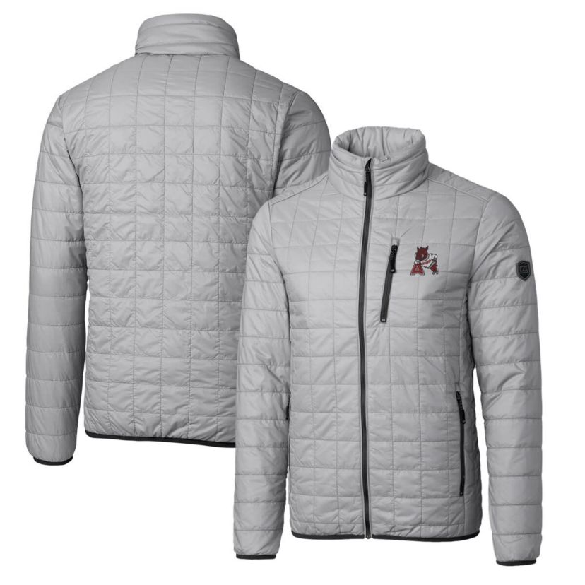 NCAA Arkansas Razorbacks Primary Team Logo Rainier PrimaLoft Eco Insulated Full-Zip Puffer Jacket