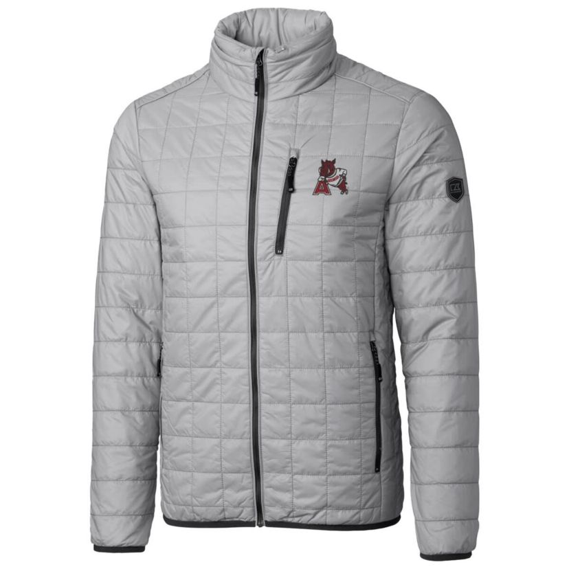 NCAA Arkansas Razorbacks Primary Team Logo Rainier PrimaLoft Eco Insulated Full-Zip Puffer Jacket