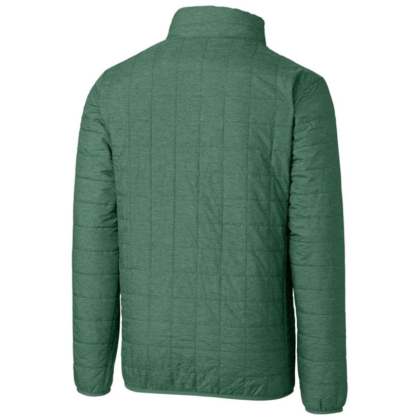 NCAA Heather Baylor Bears Primary Team Logo Rainier PrimaLoft Eco Insulated Full-Zip Puffer Jacket