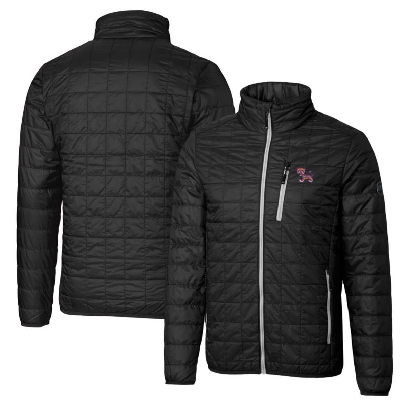 NCAA Clemson Tigers Primary Team Logo Rainier PrimaLoft Eco Insulated Full-Zip Puffer Jacket