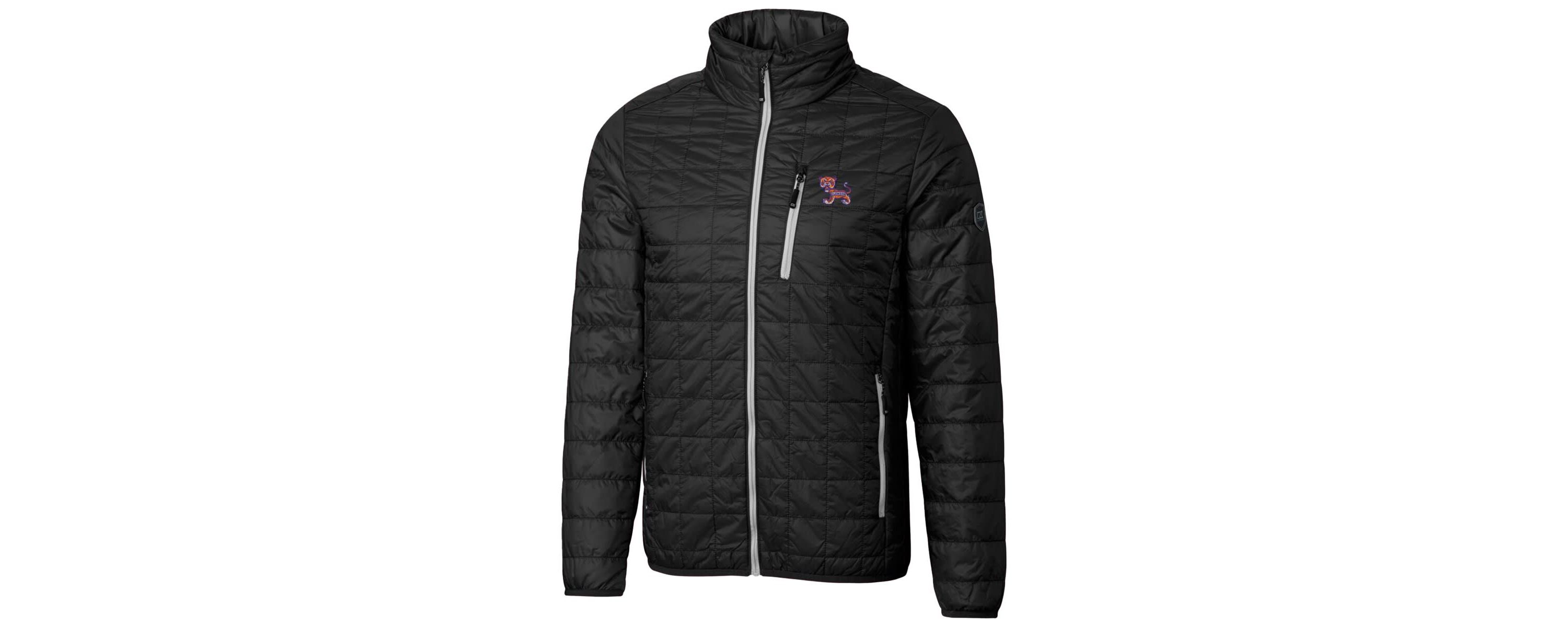 NCAA Clemson Tigers Primary Team Logo Rainier PrimaLoft Eco Insulated Full-Zip Puffer Jacket