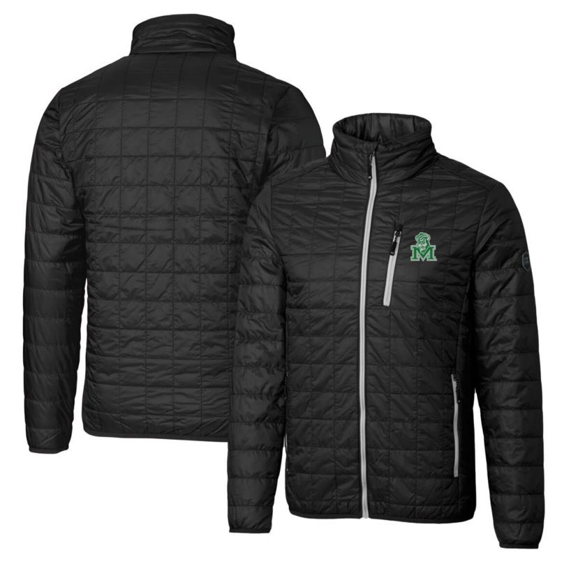 NCAA Marshall Thundering Herd Primary Team Logo Rainier PrimaLoft Eco Insulated Full-Zip Puffer Jacket
