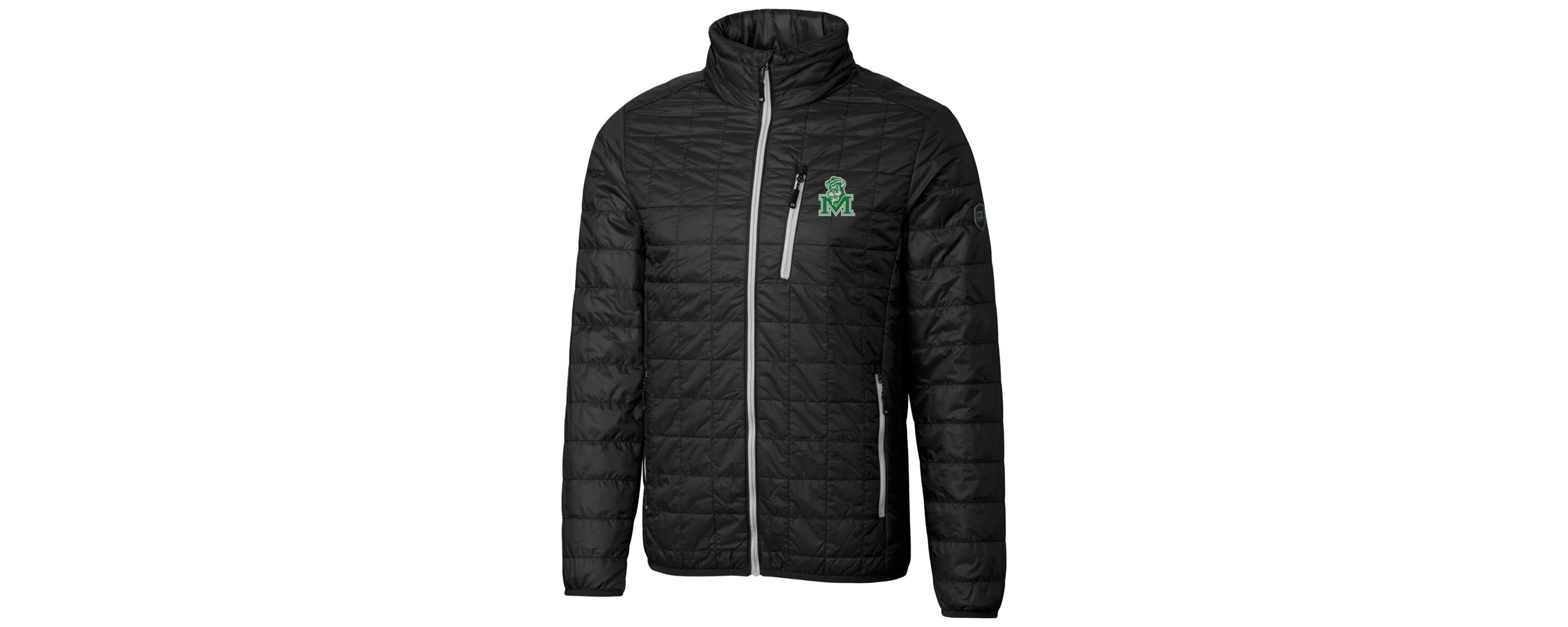 NCAA Marshall Thundering Herd Primary Team Logo Rainier PrimaLoft Eco Insulated Full-Zip Puffer Jacket