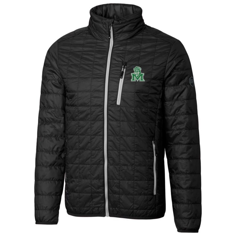 NCAA Marshall Thundering Herd Primary Team Logo Rainier PrimaLoft Eco Insulated Full-Zip Puffer Jacket