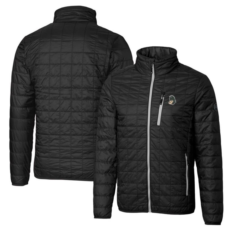 NCAA Michigan State Spartans Primary Team Logo Rainier PrimaLoft Eco Insulated Full-Zip Puffer Jacket