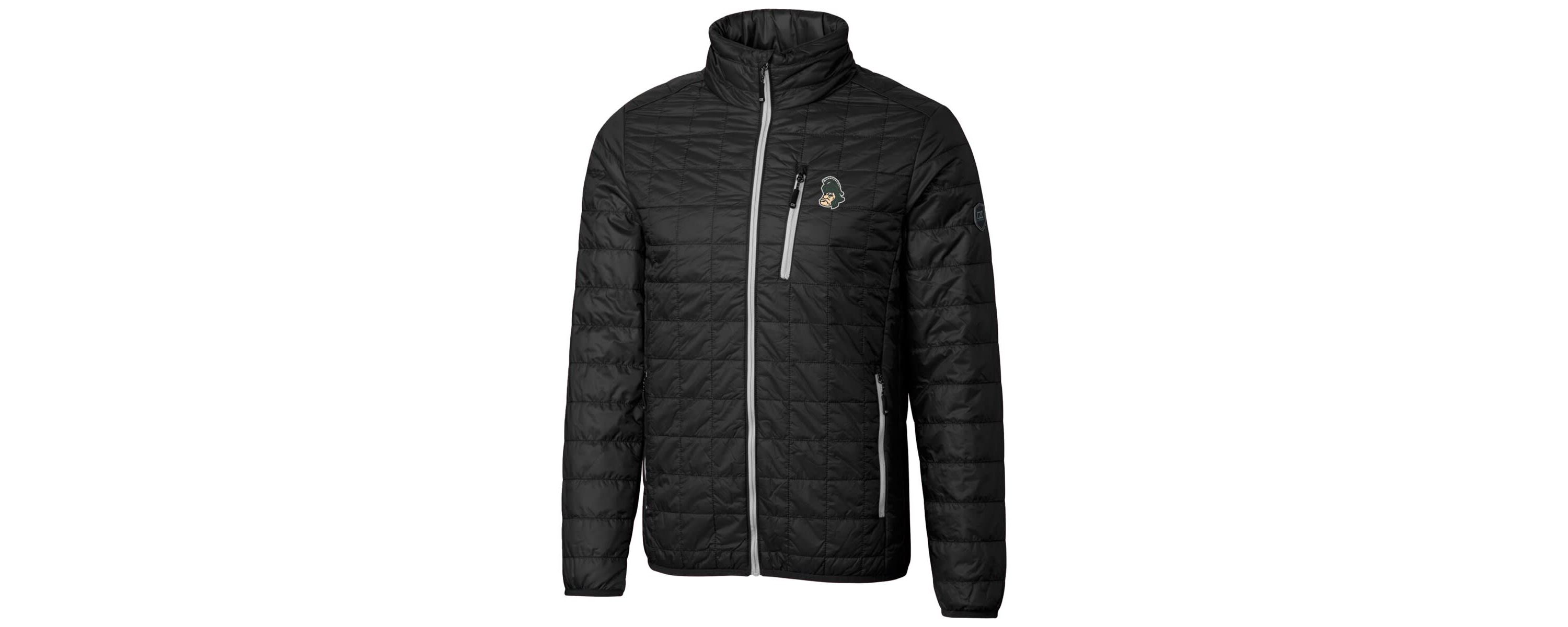 NCAA Michigan State Spartans Primary Team Logo Rainier PrimaLoft Eco Insulated Full-Zip Puffer Jacket