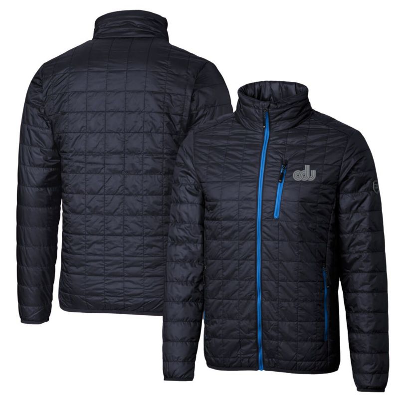 NCAA Old Dominion Monarchs Primary Team Logo Rainier PrimaLoft Eco Insulated Full-Zip Puffer Jacket