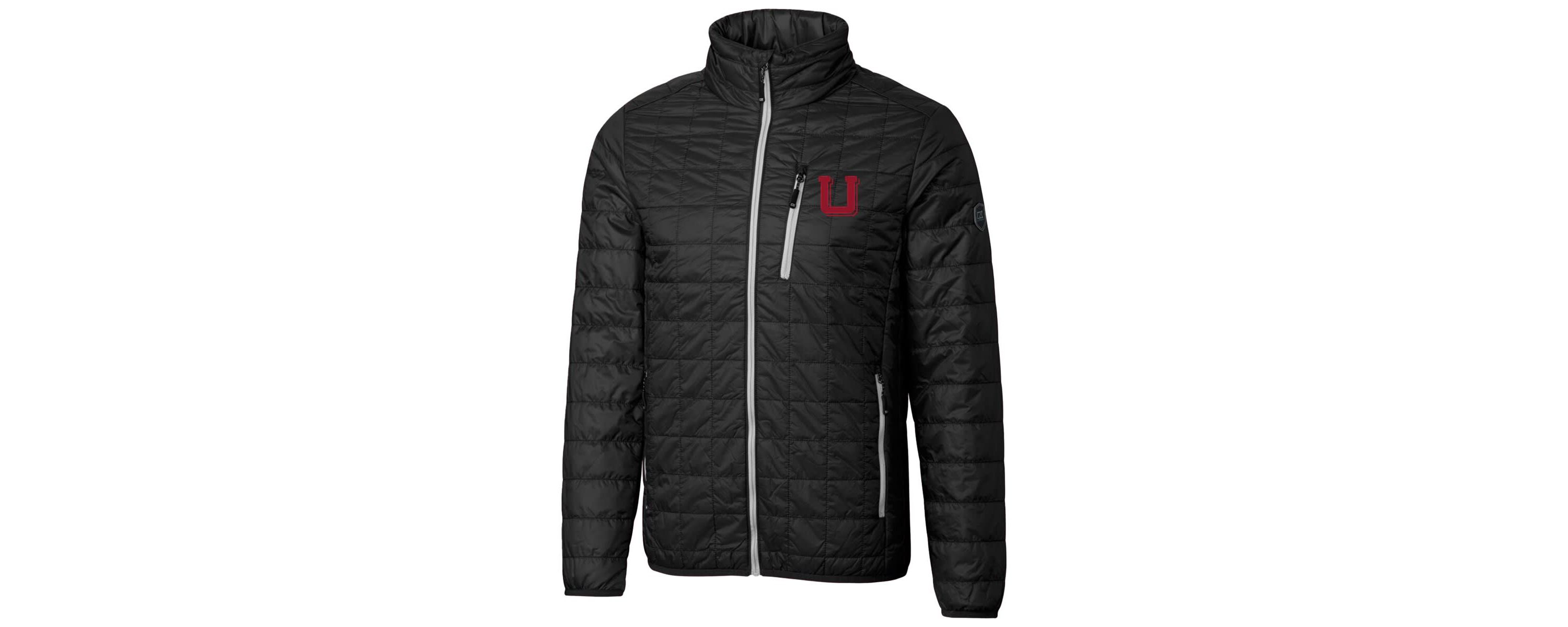 NCAA Utah Utes Primary Team Logo Rainier PrimaLoft Eco Insulated Full-Zip Puffer Jacket