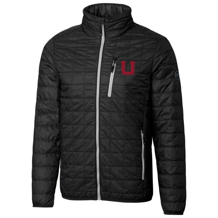 NCAA Utah Utes Primary Team Logo Rainier PrimaLoft Eco Insulated Full-Zip Puffer Jacket