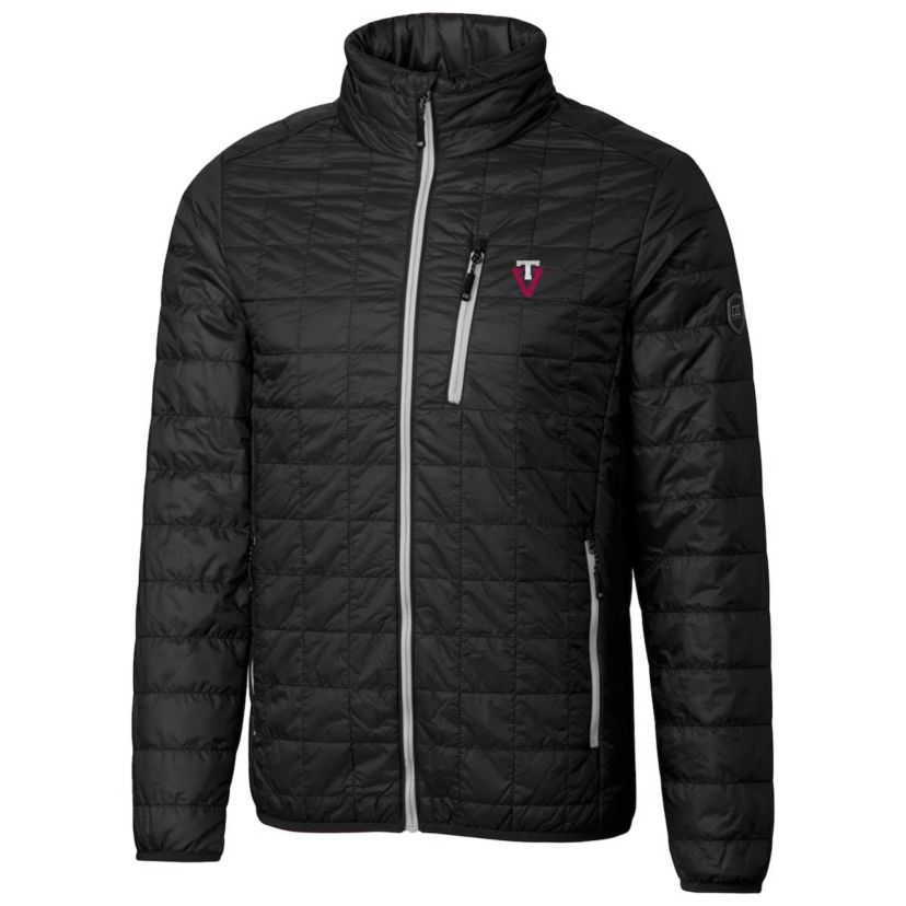 NCAA Virginia Tech Hokies Primary Team Logo Rainier PrimaLoft Eco Insulated Full-Zip Puffer Jacket