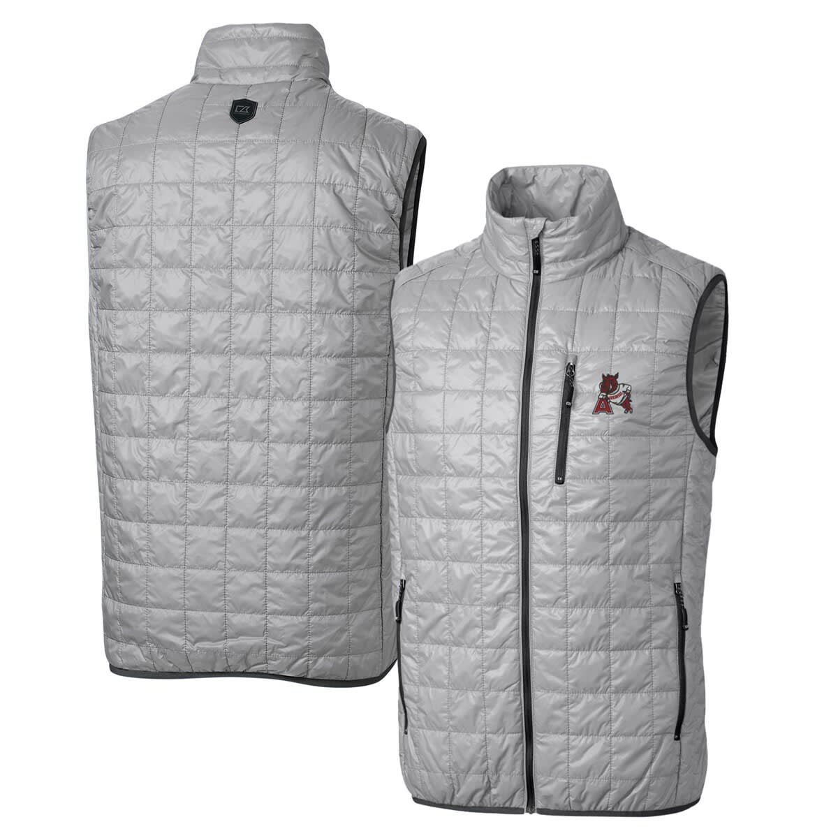 NCAA Arkansas Razorbacks Primary Team Logo Rainier PrimaLoft Eco Insulated Full-Zip Puffer Vest