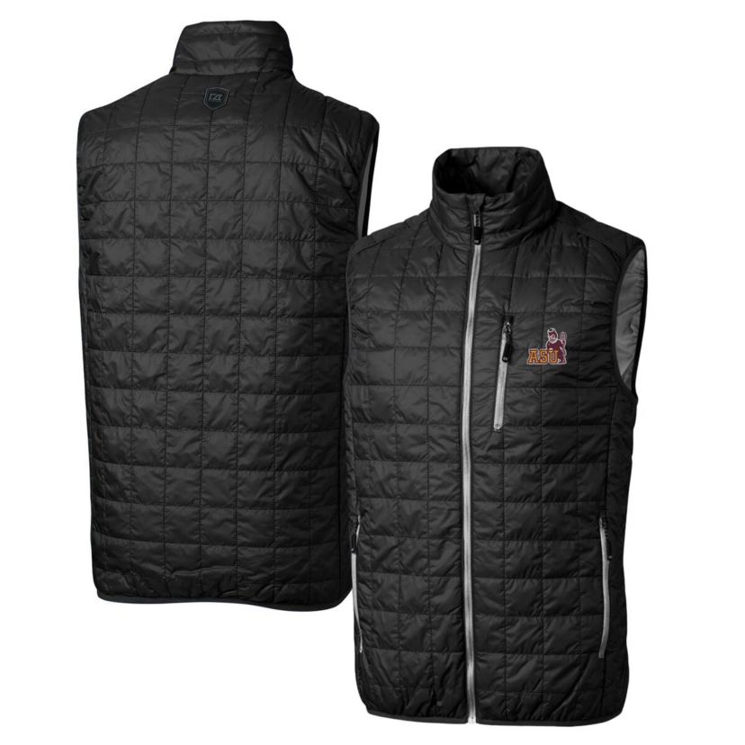 NCAA Arizona State Sun Devils Primary Team Logo Rainier PrimaLoft Eco Insulated Full-Zip Puffer Vest
