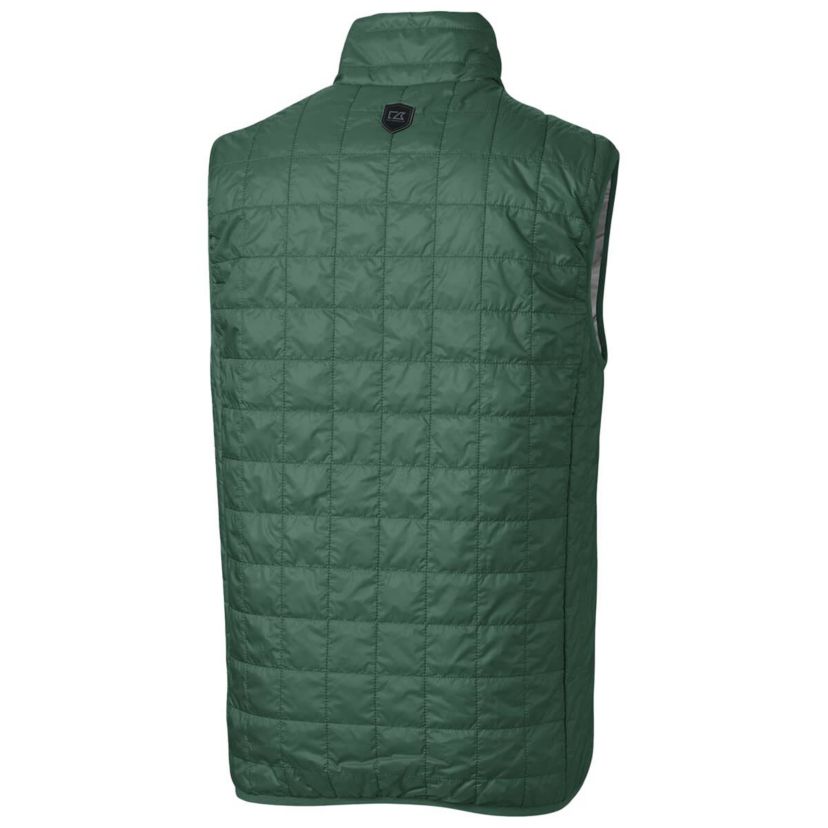 NCAA Heather Baylor Bears Primary Team Logo Rainier PrimaLoft Eco Insulated Full-Zip Puffer Vest