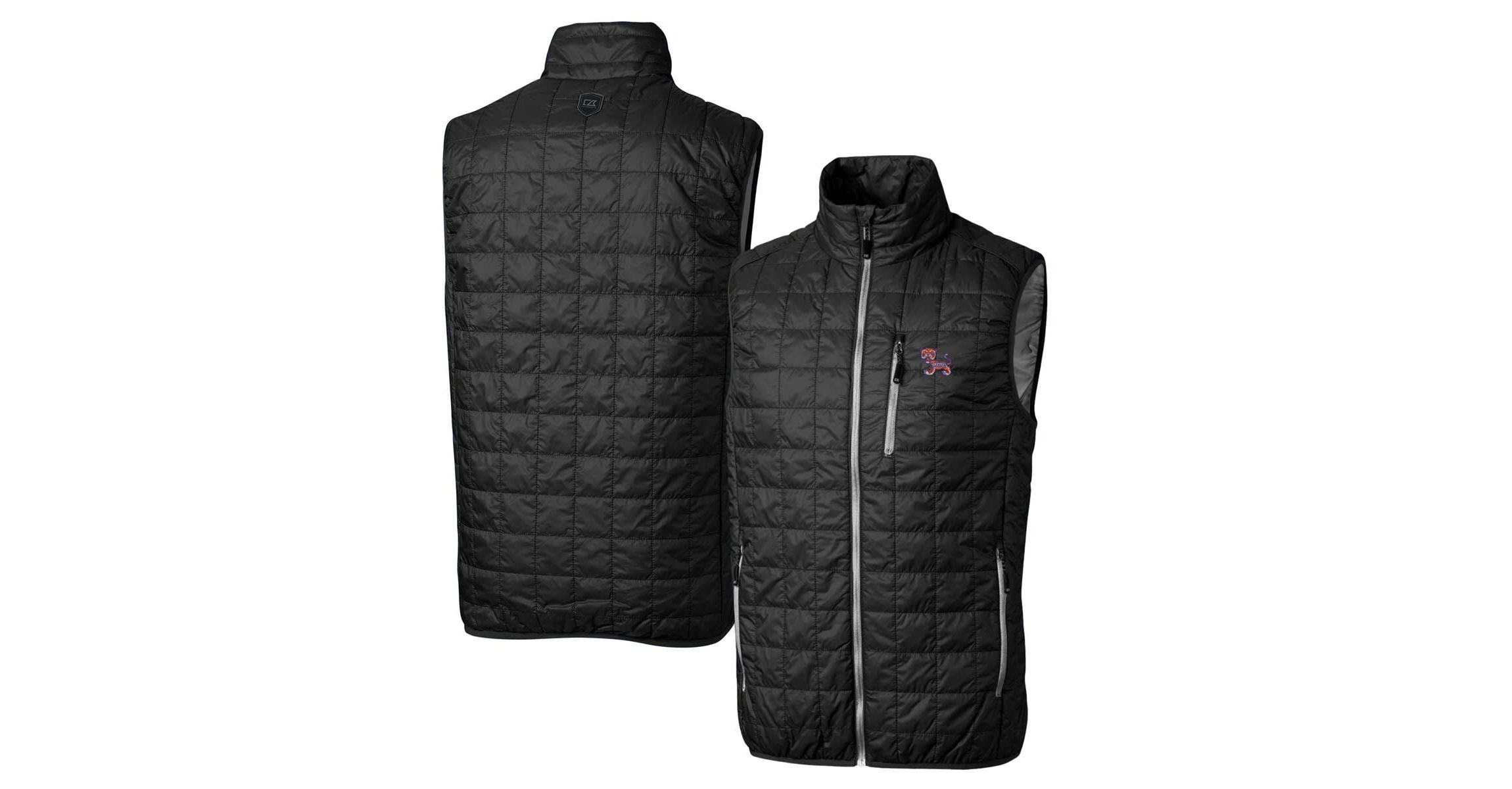 NCAA Clemson Tigers Primary Team Logo Rainier PrimaLoft Eco Insulated Full-Zip Puffer Vest