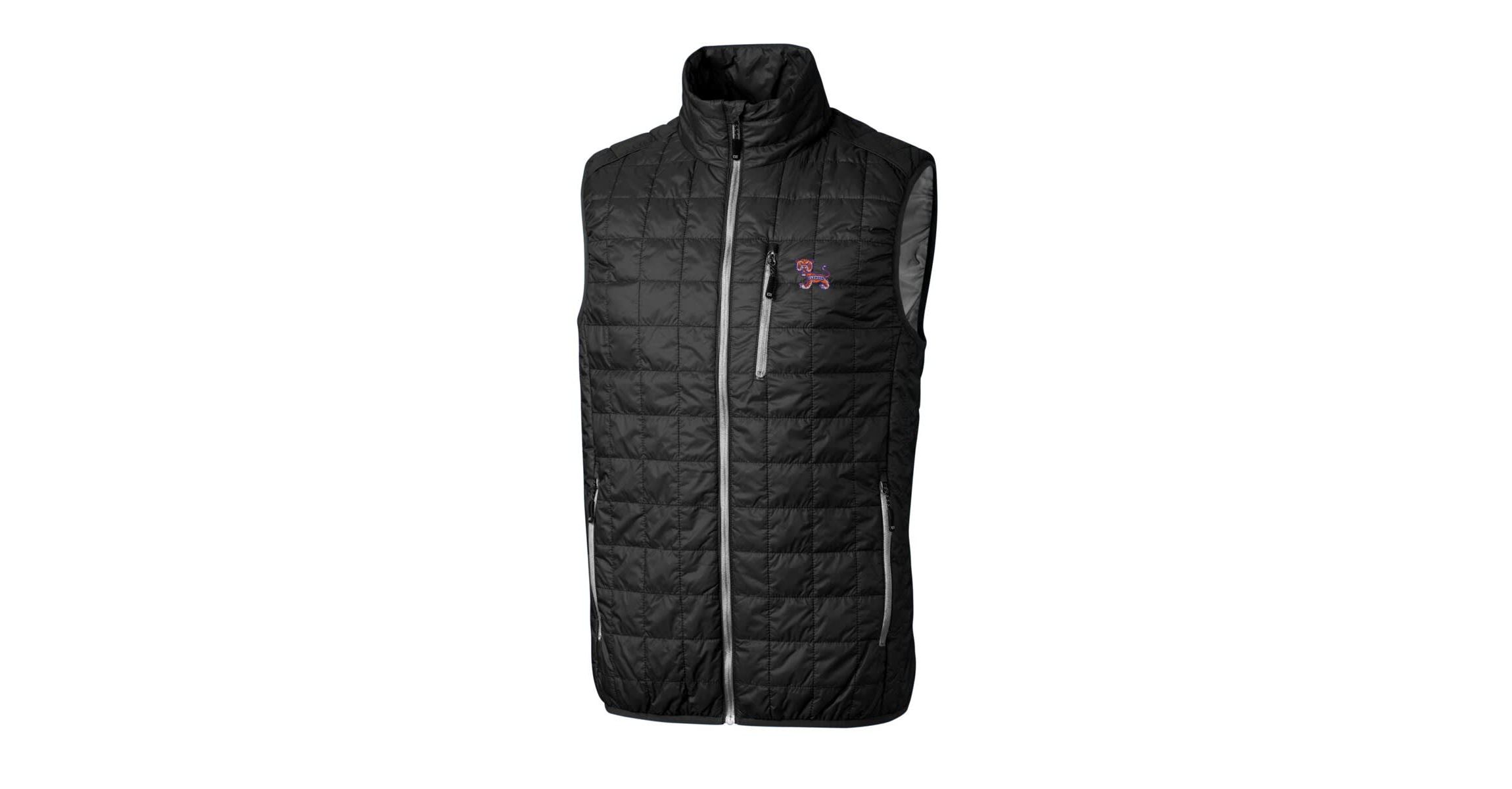 NCAA Clemson Tigers Primary Team Logo Rainier PrimaLoft Eco Insulated Full-Zip Puffer Vest