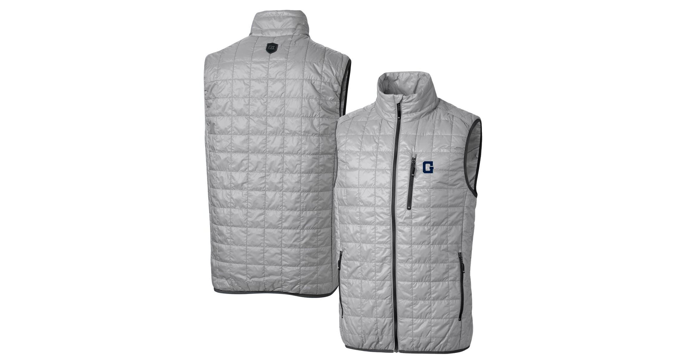 NCAA Georgetown Hoyas Primary Team Logo Rainier PrimaLoft Eco Insulated Full-Zip Puffer Vest