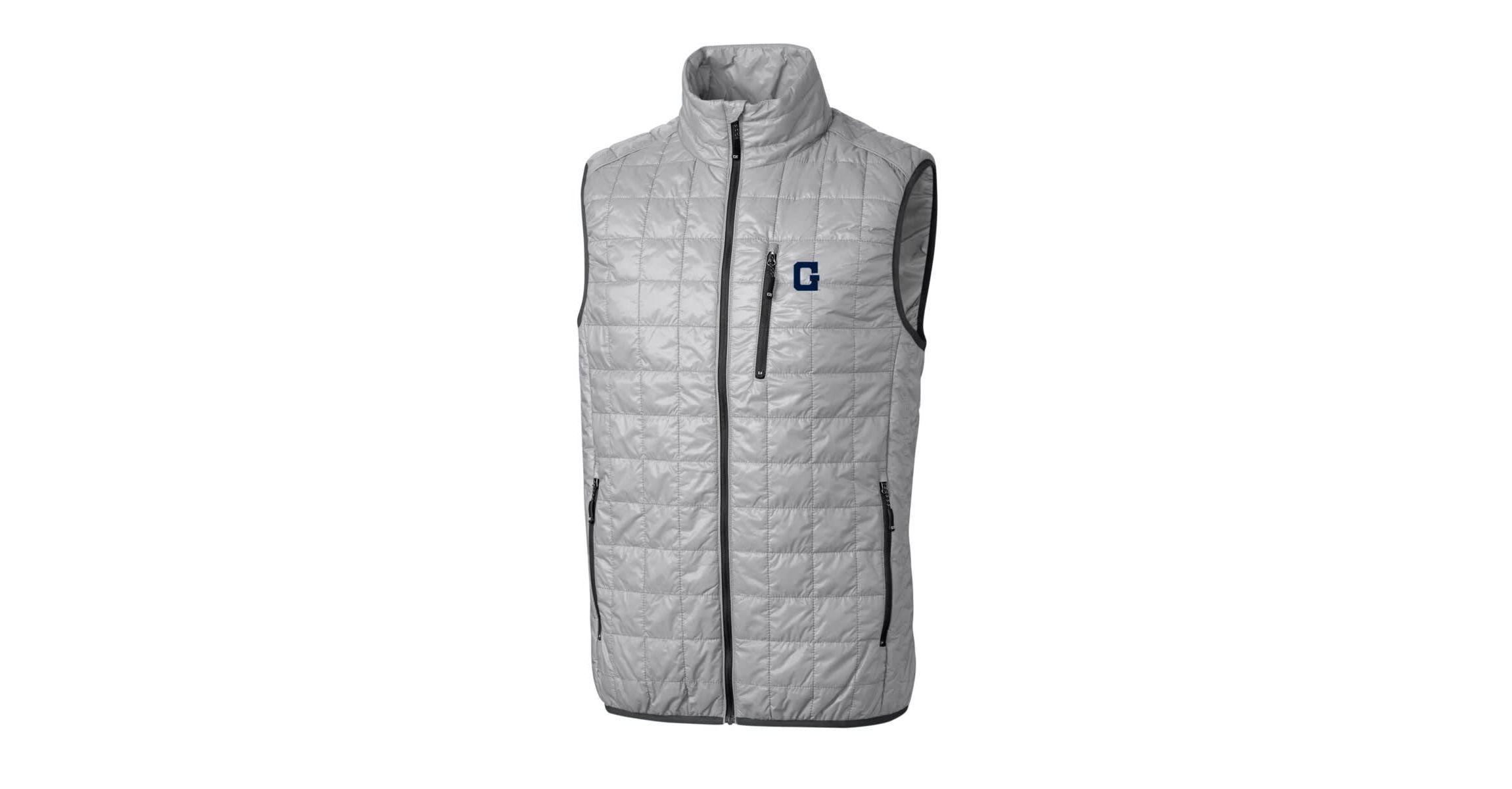 NCAA Georgetown Hoyas Primary Team Logo Rainier PrimaLoft Eco Insulated Full-Zip Puffer Vest