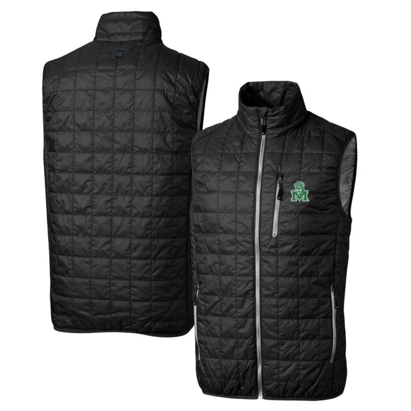 NCAA Marshall Thundering Herd Primary Team Logo Rainier PrimaLoft Eco Insulated Full-Zip Puffer Vest