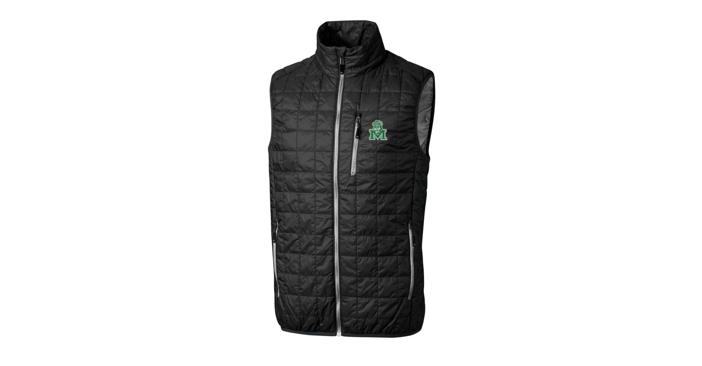 NCAA Marshall Thundering Herd Primary Team Logo Rainier PrimaLoft Eco Insulated Full-Zip Puffer Vest