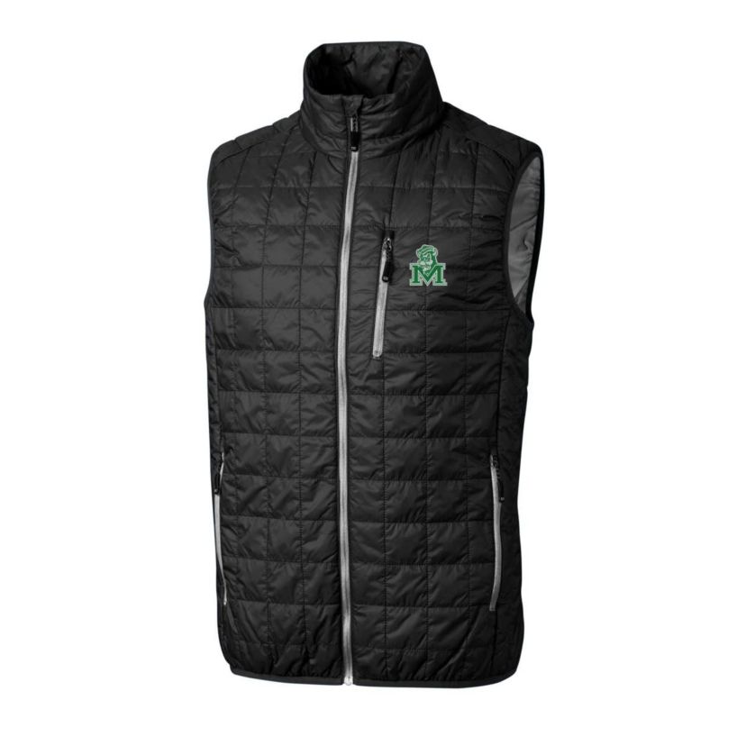 NCAA Marshall Thundering Herd Primary Team Logo Rainier PrimaLoft Eco Insulated Full-Zip Puffer Vest