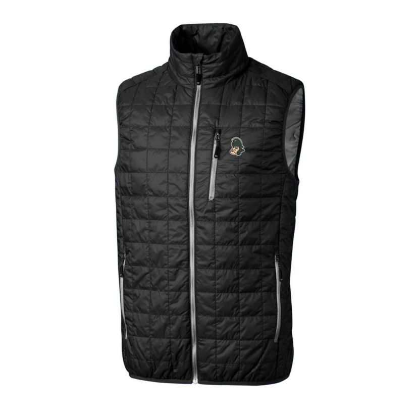 NCAA Michigan State Spartans Primary Team Logo Rainier PrimaLoft Eco Insulated Full-Zip Puffer Vest