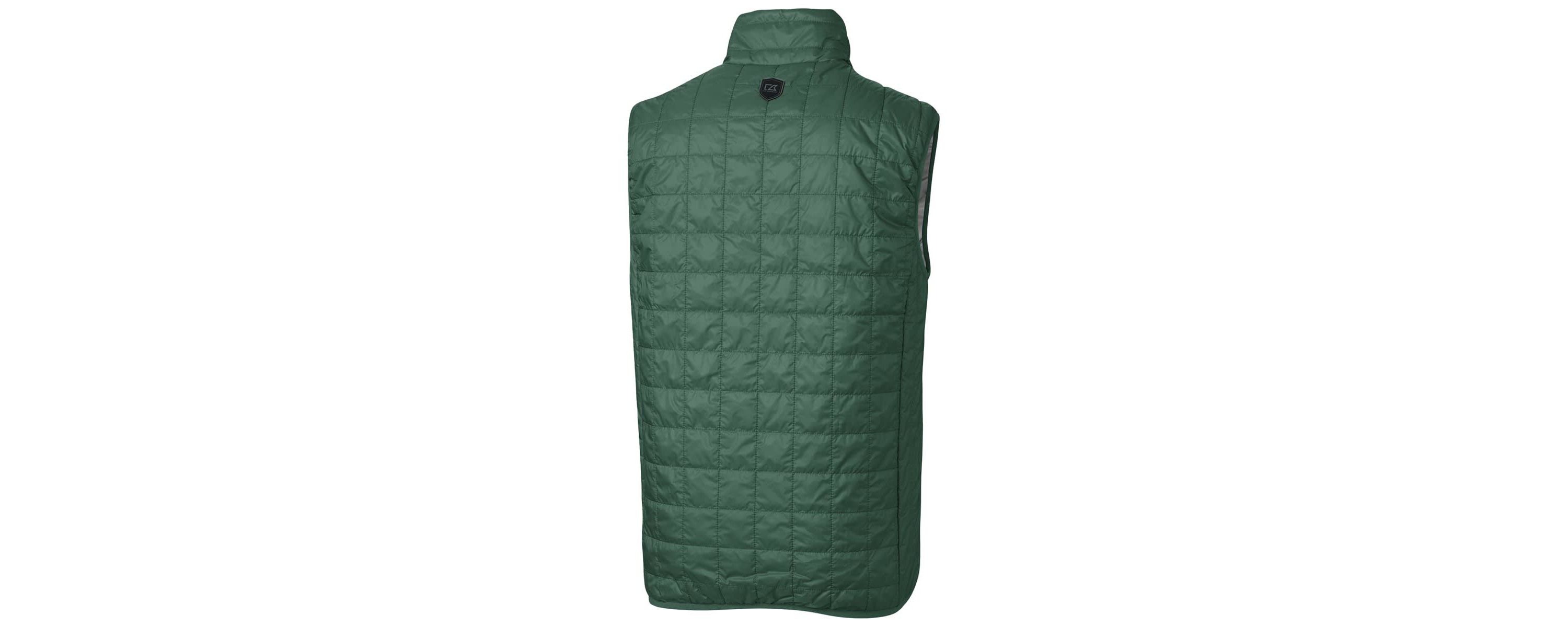 NCAA Heather Michigan State Spartans Primary Team Logo Rainier PrimaLoft Eco Insulated Full-Zip Puffer Vest