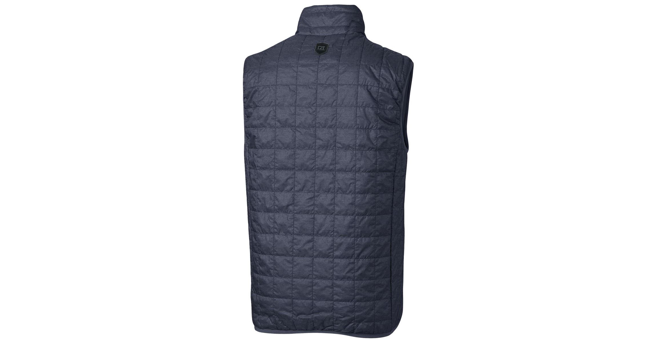 NCAA Heather Villanova Wildcats Primary Team Logo Rainier PrimaLoft Eco Insulated Full-Zip Puffer Vest