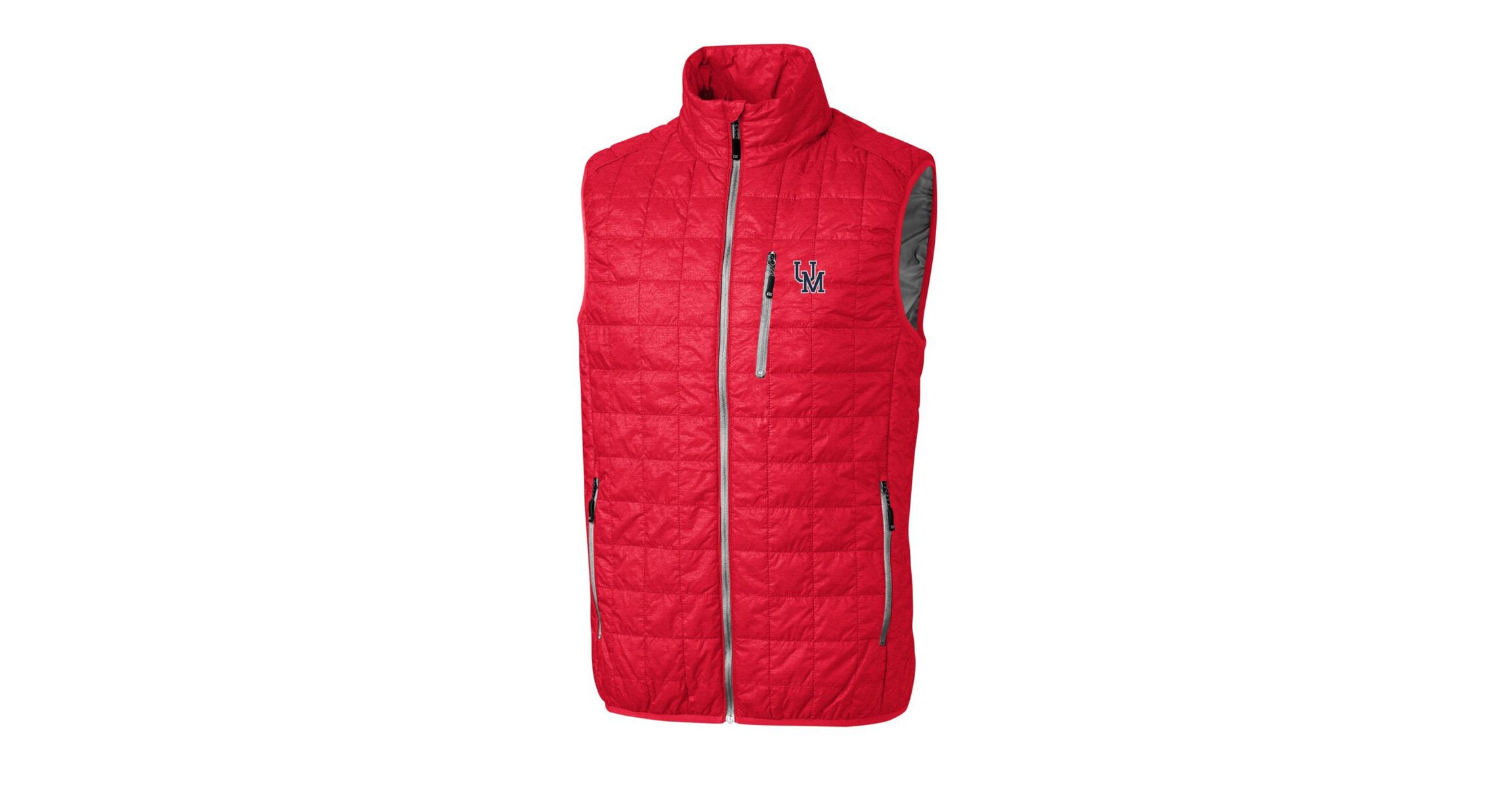 NCAA Ole Miss Rebels Primary Team Logo Rainier PrimaLoft Eco Insulated Full-Zip Puffer Vest