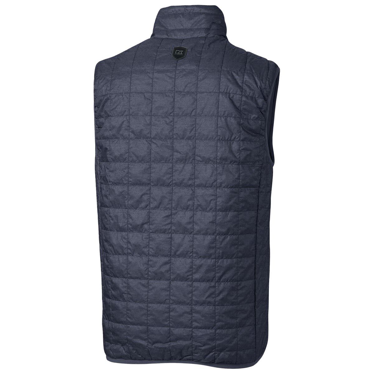 NCAA Heather Virginia Cavaliers Vintage Logo Rainier PrimaLoft Eco Insulated Full-Zip Puffer Vest