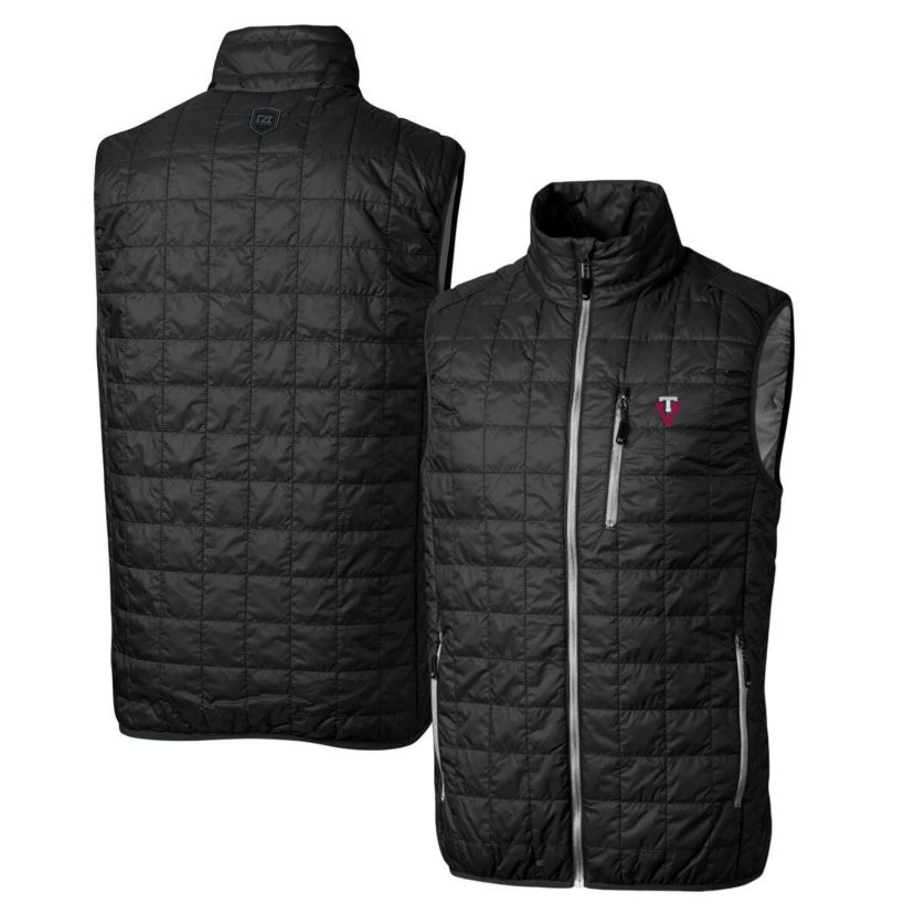 NCAA Virginia Tech Hokies Primary Team Logo Rainier PrimaLoft Eco Insulated Full-Zip Puffer Vest