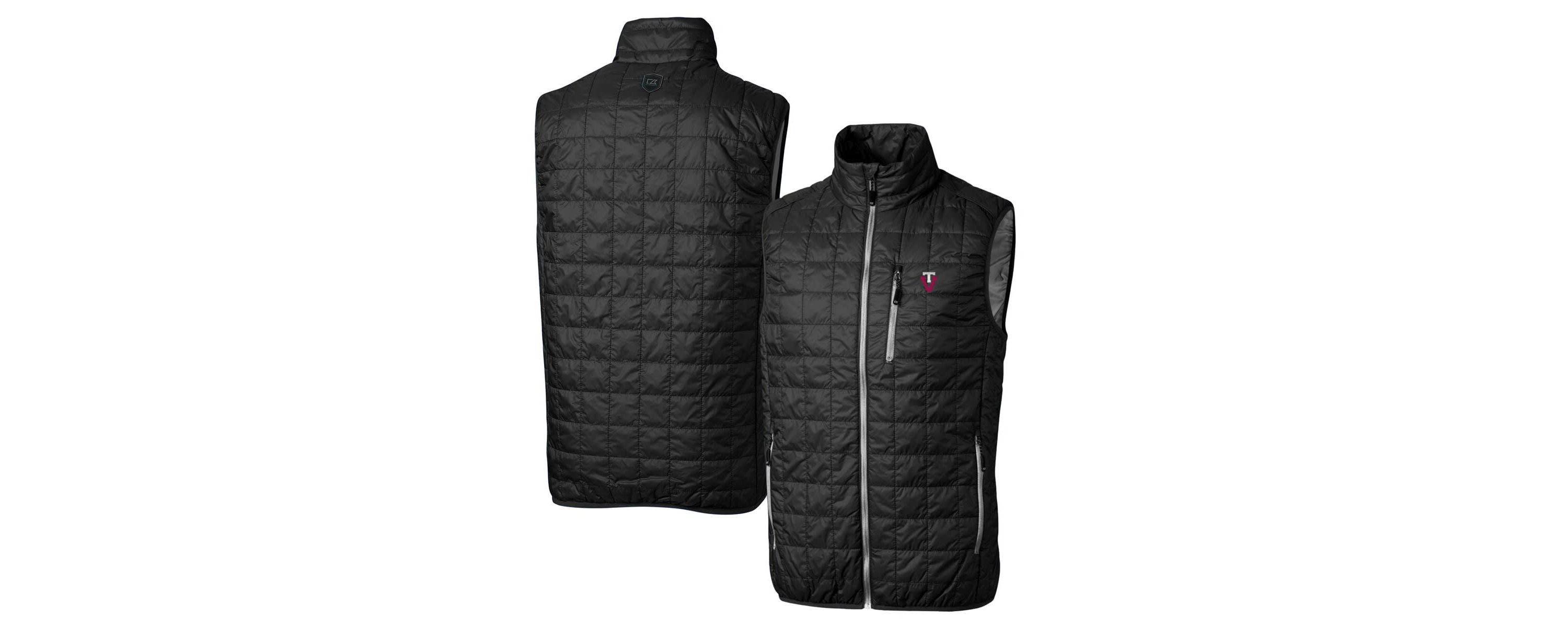 NCAA Virginia Tech Hokies Primary Team Logo Rainier PrimaLoft Eco Insulated Full-Zip Puffer Vest