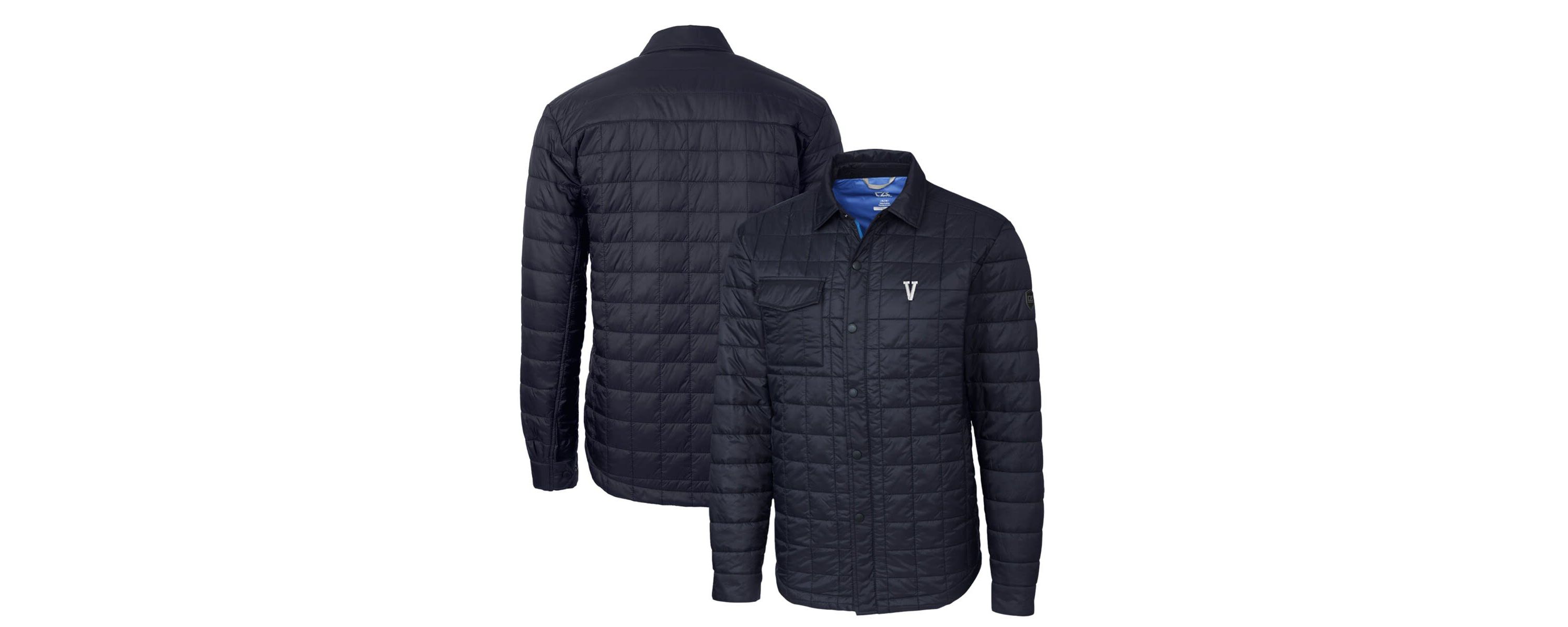 NCAA Villanova Wildcats Rainier PrimaLoft Eco Insulated Quilted Button-Up Shacket