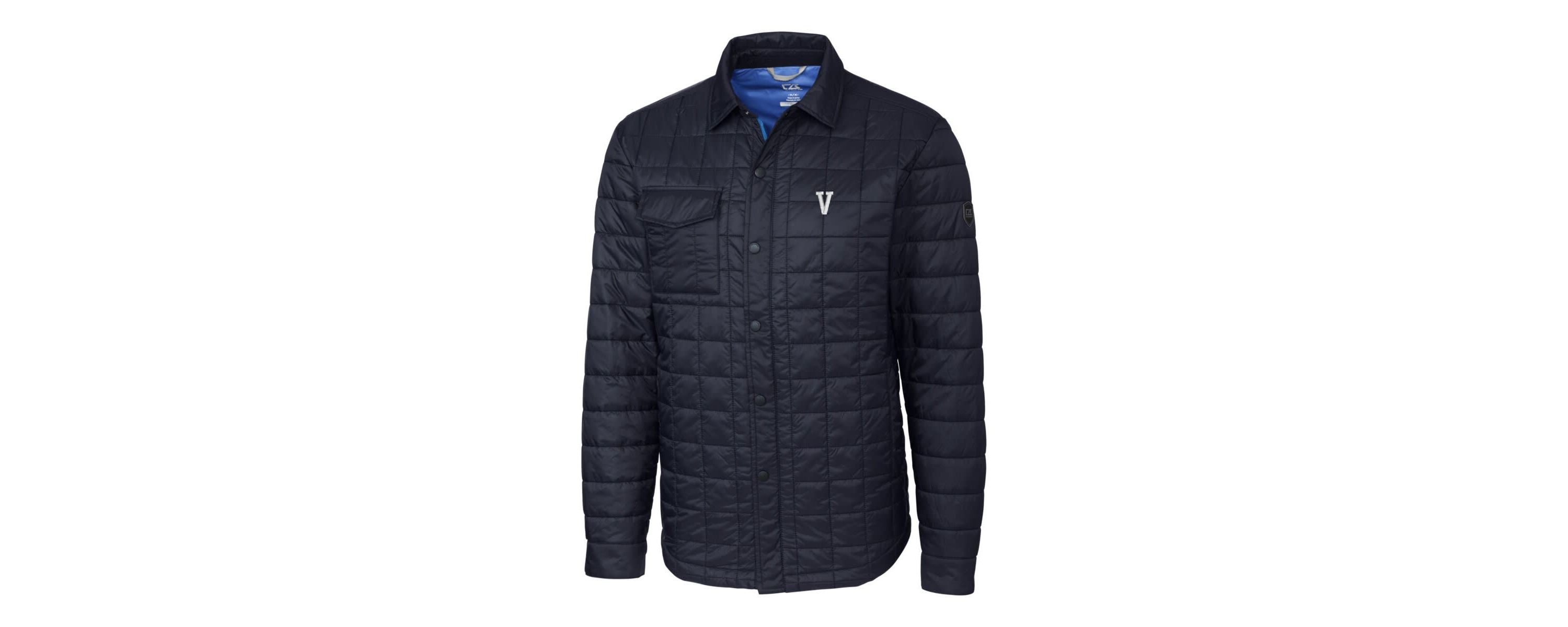 NCAA Villanova Wildcats Rainier PrimaLoft Eco Insulated Quilted Button-Up Shacket