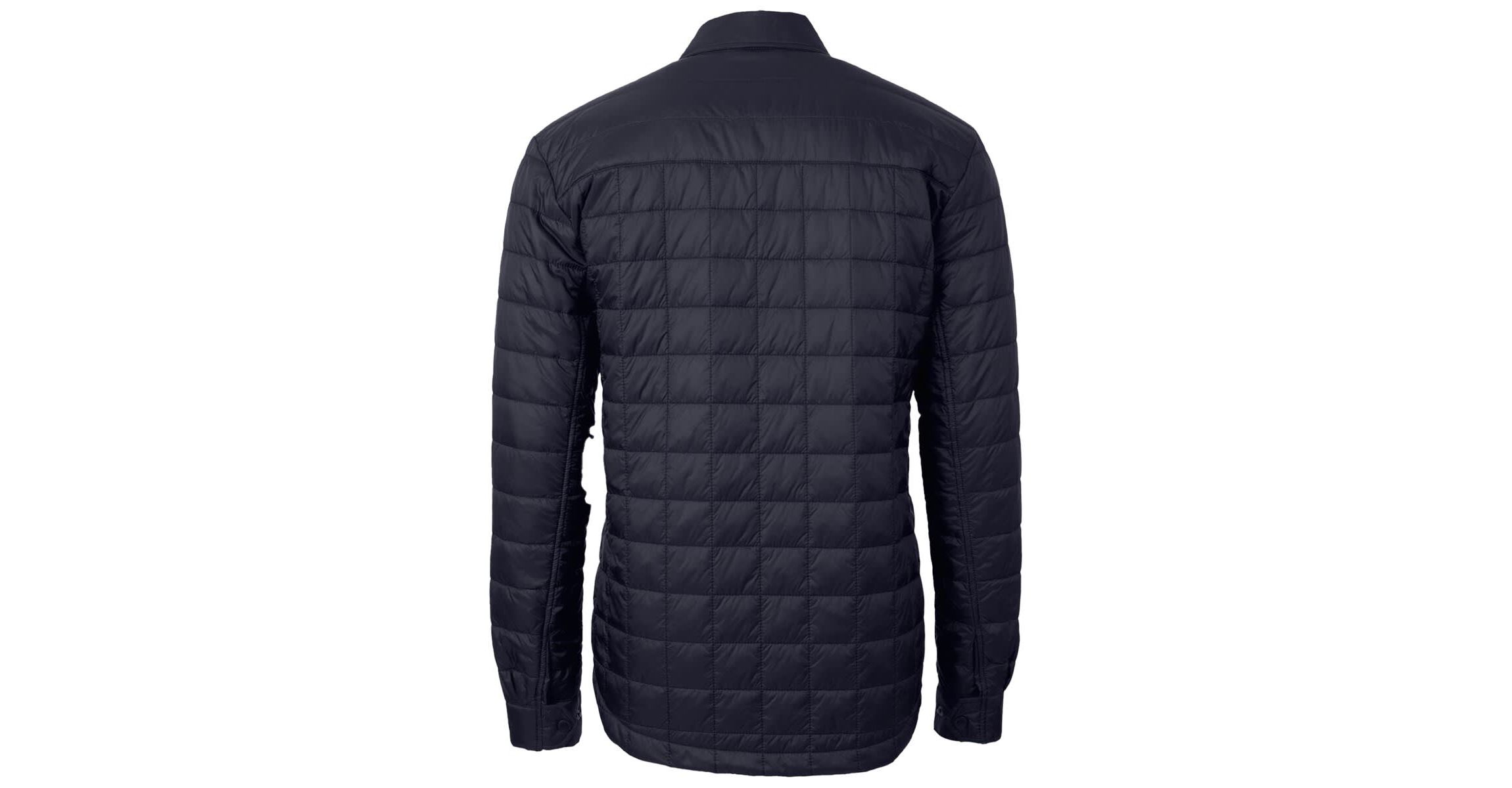 NCAA West Virginia Mountaineers Rainier PrimaLoft Eco Insulated Quilted Button-Up Shacket