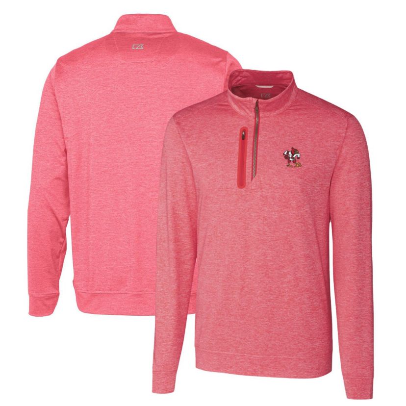 NCAA Louisville Cardinals ed Vault Stealth Quarter-Zip Pullover Top