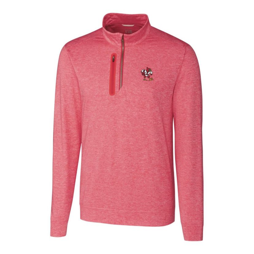 NCAA Louisville Cardinals ed Vault Stealth Quarter-Zip Pullover Top