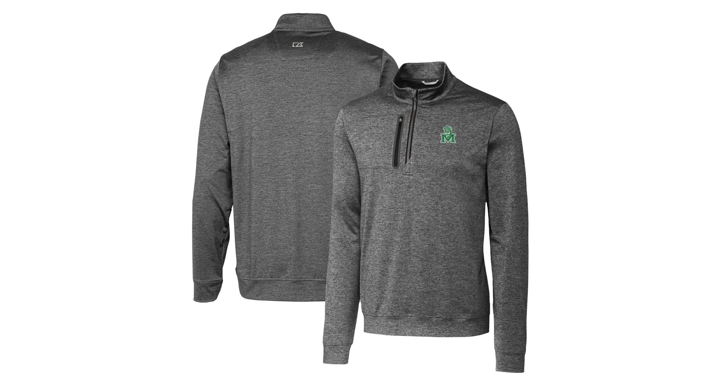 NCAA Marshall Thundering Herd ed Vault Stealth Quarter-Zip Pullover Top