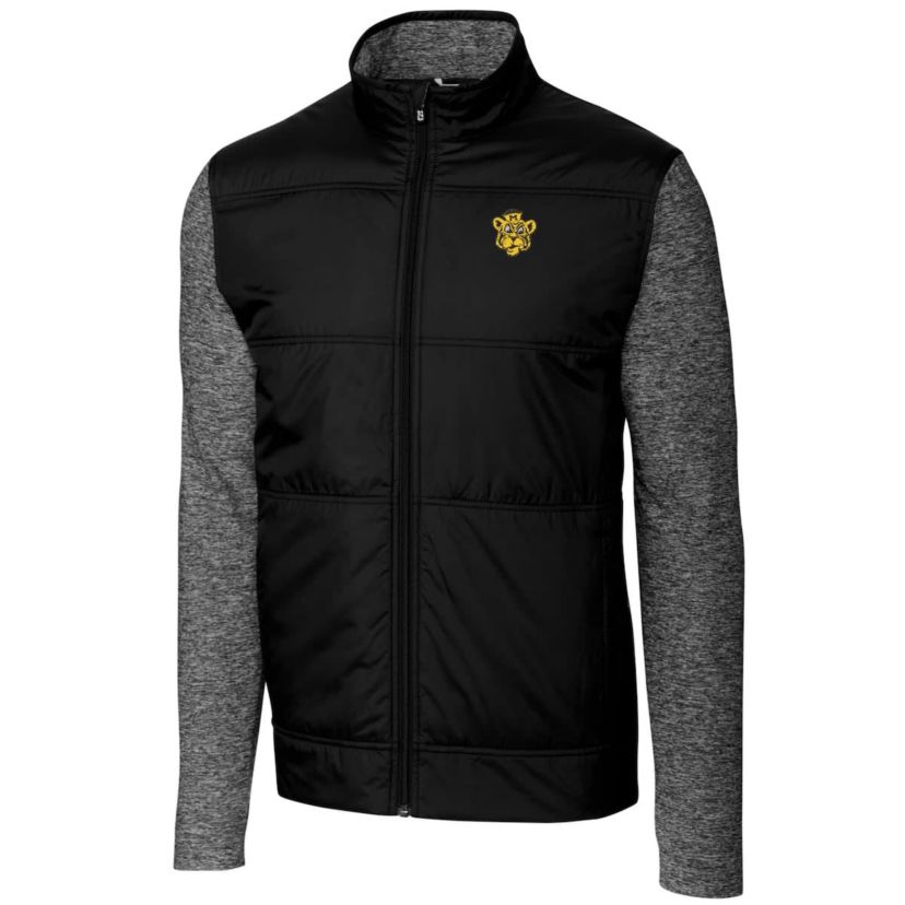 NCAA Missouri Tigers Vault Stealth Hybrid Quilted Full-Zip Windbreaker Jacket
