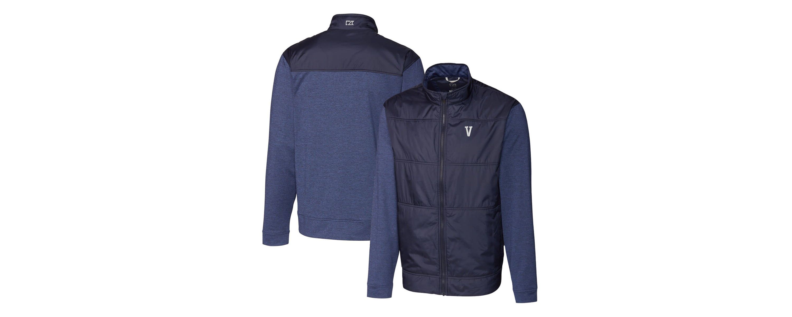 NCAA Villanova Wildcats Vault Stealth Hybrid Quilted Full-Zip Windbreaker Jacket