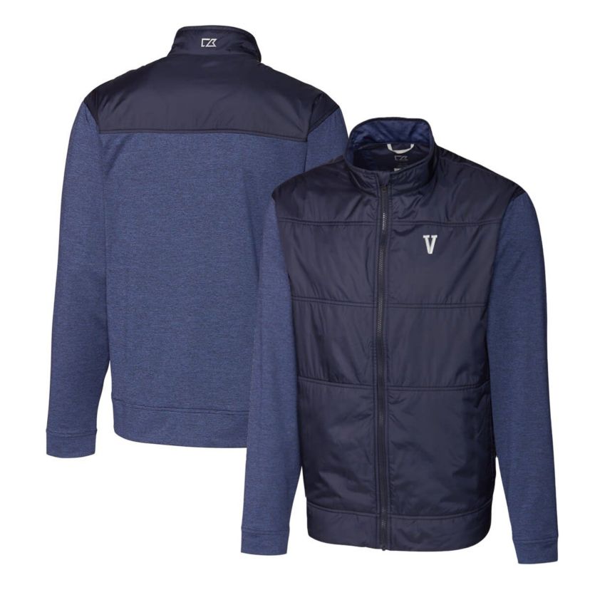 NCAA Villanova Wildcats Vault Stealth Hybrid Quilted Full-Zip Windbreaker Jacket