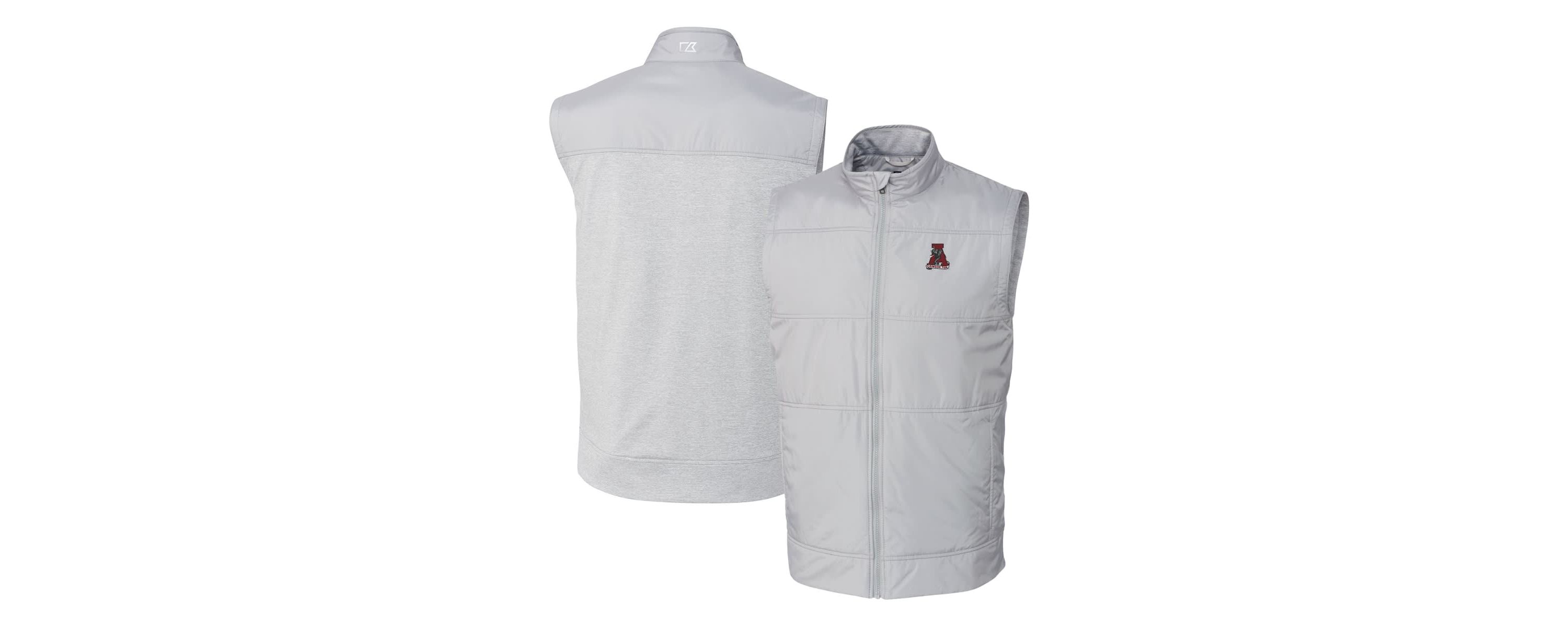 Alabama Crimson Tide NCAA Alabama Tide Vault Stealth Hybrid Quilted Full-Zip Windbreaker Vest