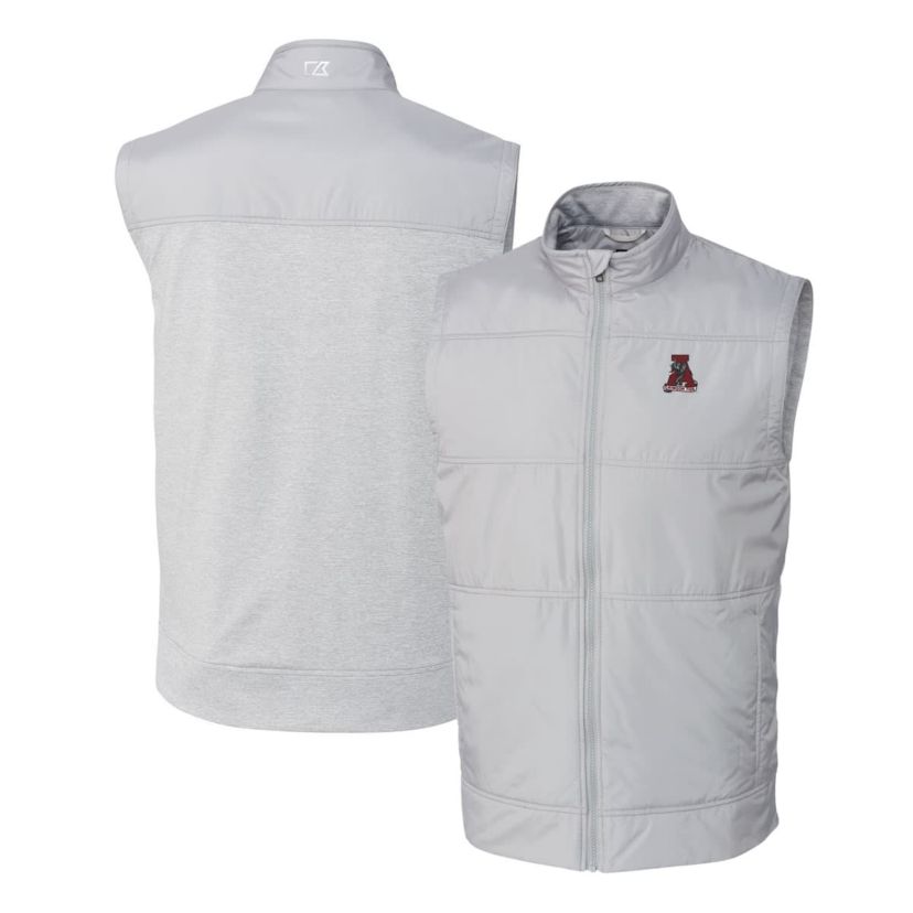 Alabama Crimson Tide NCAA Alabama Tide Vault Stealth Hybrid Quilted Full-Zip Windbreaker Vest