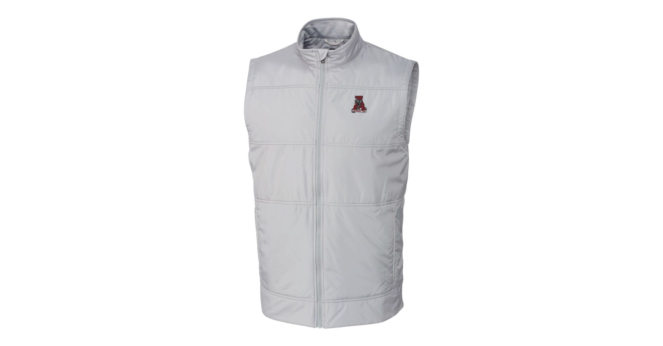 Alabama Crimson Tide NCAA Alabama Tide Vault Stealth Hybrid Quilted Full-Zip Windbreaker Vest