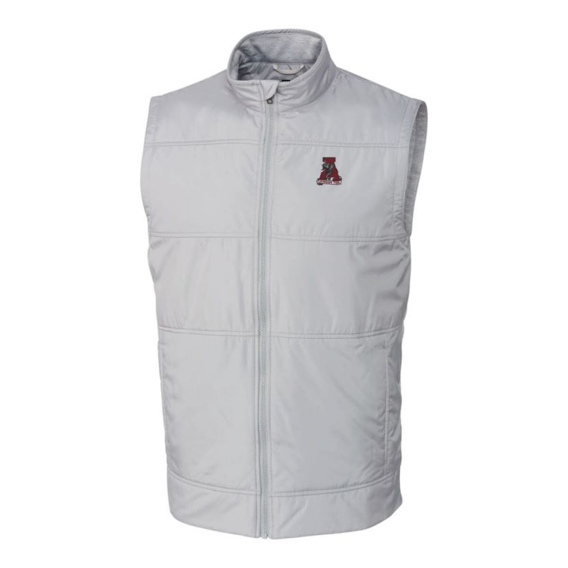 Alabama Crimson Tide NCAA Alabama Tide Vault Stealth Hybrid Quilted Full-Zip Windbreaker Vest